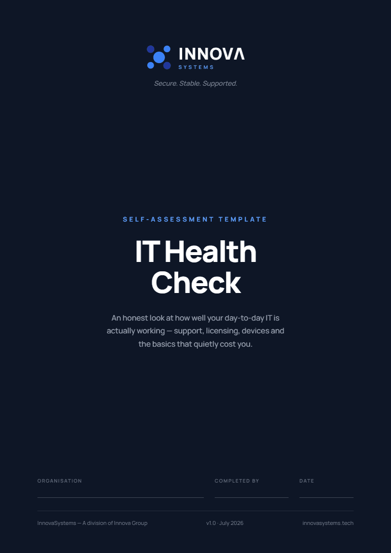 IT Health Check — cover