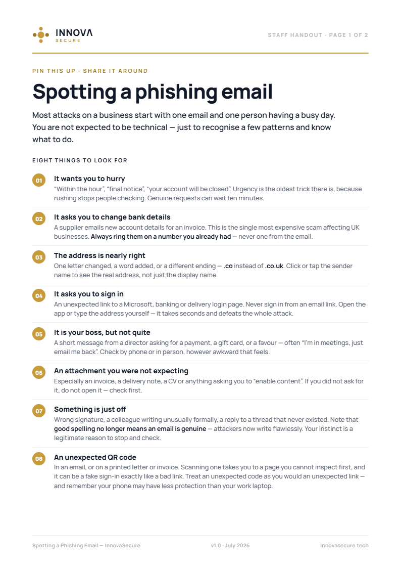 Spotting a Phishing Email — cover